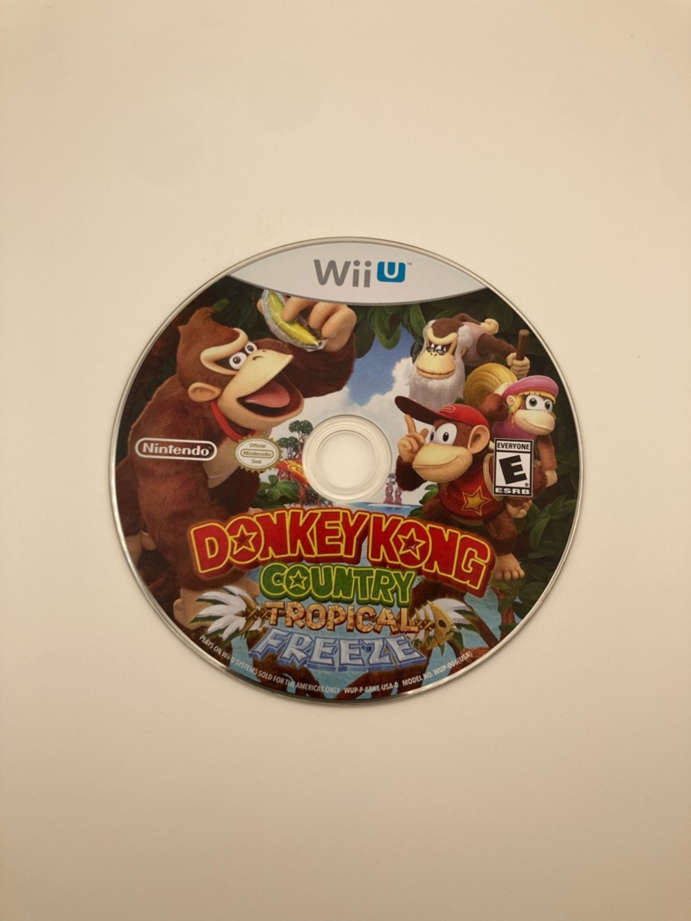 DISC ONLY - Nintendo Wii U Donkey Kong Country: Tropical Freeze
